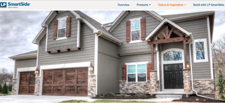 Grey house LP Smartside